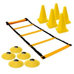Kit Escada de Agilidade Funcional Treinamento Chapeu Cone A