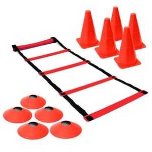 Kit Escada de Agilidade Funcional Treinamento Chapeu Cone V