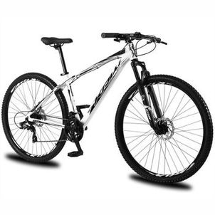 Bicicleta Aro 29 KRW Alumínio Shimano TZ 24 Velocidades Freio a Disco Suspensão Mountain Bike KR9