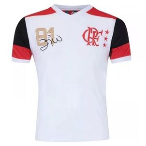 Camisa masculina de futebol Flamengo Zico Retrô