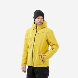 Jaqueta masculina Ski 500 Impermeável térmica Pista neve Mel