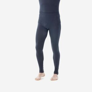 Calça Segunda Pele Masculina Ski 500 Seamless Térmica sem Costura Carbono