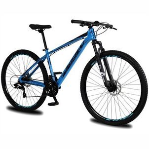Bicicleta Aro 29 KRW Alumínio Shimano TZ 24 Velocidades Freio a Disco Suspensão Mountain Bike KR9