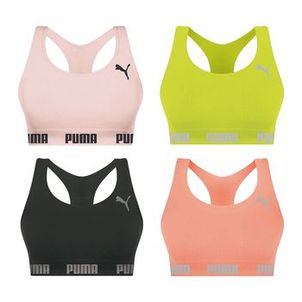 Kit 4 Tops Puma Nadador Sem Costura Feminino
