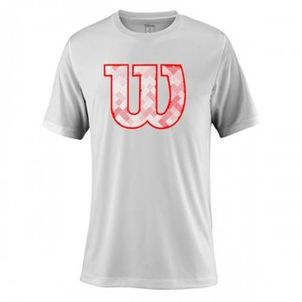 Camiseta Wilson W Infantil - Branco