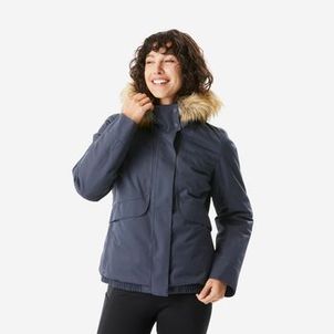 Jaqueta Feminina Trilha 500 Impermeável Térmica Quechua Azul