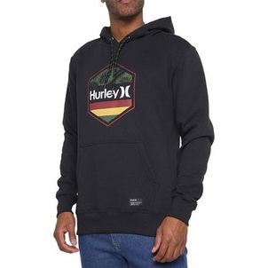 Moletom Hurley Canguru Roods PE Masculino Preto