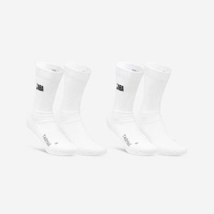 Meias Adulto de Basquete NBA SO900 (Conjunto com 2 pares) Tarmak Branco