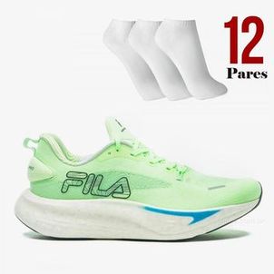 Kit Tênis Fila Float Maxxi 2 Pro Masculino + 12 Pares de Meias