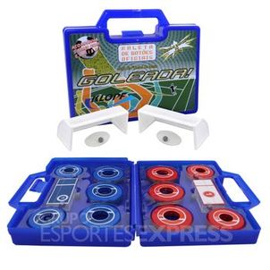 Maleta Futebol De Botão Klopf Verm/Bco X Az/Pret/Bco 4132
