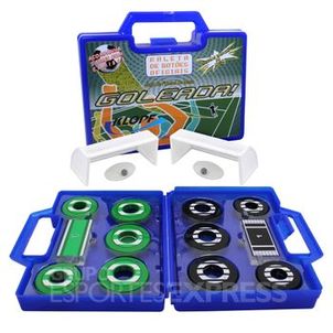 Maleta Futebol De Botão Klopf Pret/Bco X Verd/Bco Cód. 4130