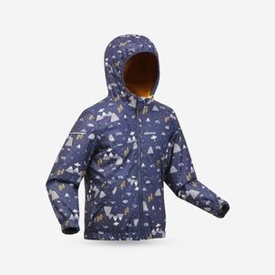 Jaqueta Infantil Trilha 100 Impermeável Térmica Quechua Azul