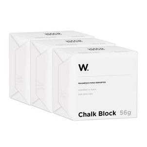 Magnésio Em Bloco Chalk Block 56g - Woder - Kit 3 unidades