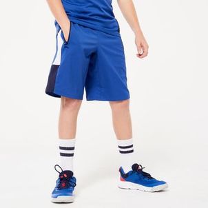 Short Infantil Respirável de Ginástica W500 Azul