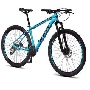 Bicicleta Aro 29 KRW Alumínio Shimano Altus 24 Vel Freio Hidráulico e Cassete S37