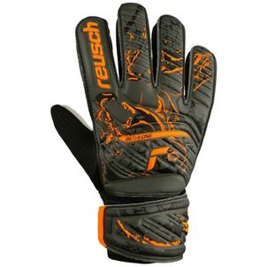 Luva de Goleiro Reusch Attrakt Starter Solid Juvenil - Cinza