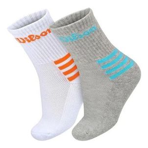Meia Wilson Cano Longo (02 pares - Branco e Cinza)-34_38