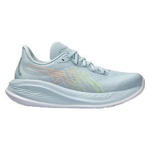 Tenis Asics Gel Corrida Cinza e Amarelo