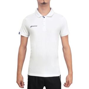 Camiseta Babolat Polo Play Branca e Azul