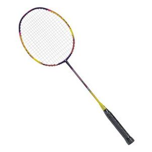 Raquete de Badminton DHS Reflex RF588 Full Carbon Series Amarela