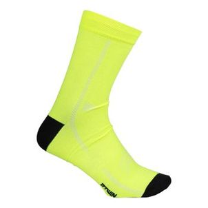 Meia para Ciclismo Road 500 Btwin Amarela