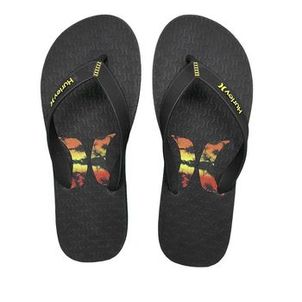 Chinelo Hurley Fusion Masculino Preto/Preto