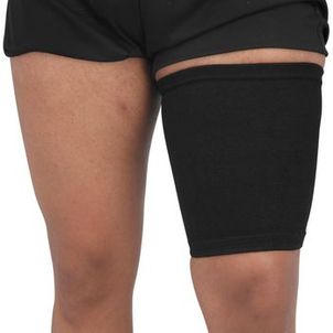 Coxal Vollo Elástica Fibra de Bambu Preta