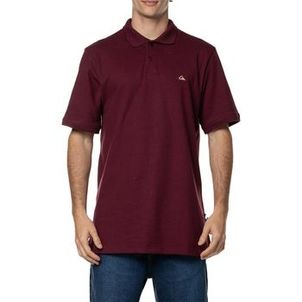 Camisa Quiksilver Polo Embroidery Piquet W24 Masculina Vinho