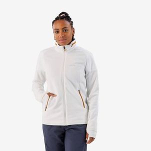 Casaco Polar Feminino de Trilha SH500 Quechua Branca