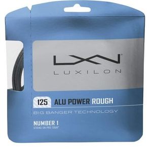 Corda Para Raquete Wilson Luxilon Alu Power 16L 1.25Mm Rough Cartela Set Individual Unissex - Preta