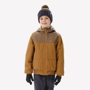 Jaqueta Infantil Trilha 100 Impermeável Térmica Quechua Canela
