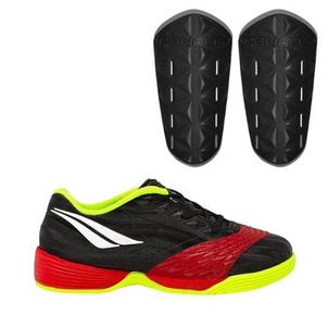 Kit Tênis Futsal Penalty Max 200 Y-1 Juvenil + Caneleira Penalty Matis X