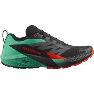 Tênis Masculino Salomon Sense Ride 5 Preto e Verde Trail Running