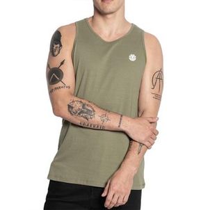 Regata Element Logo Chest Color SM25 Masculina Verde Militar