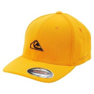Bone Quiksilver Aba Curva Plate Out Black Amarelo