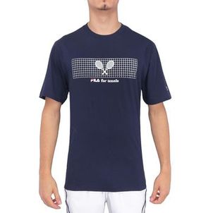 Camiseta Fila For Tennis Over Marinho