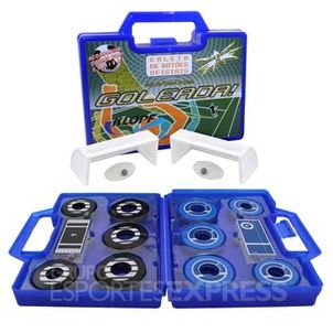 Maleta Futebol De Botão Klopf Azul/Bco X Pret/Bco Cód. 4131