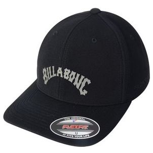 Boné Billabong Aba Curva Arch Wave Stretch Preto