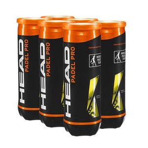 SixPack de Bola de Padel Head Pro (Embalagem com 6 Tubos)