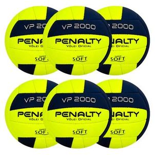 Kit 6 Bolas Vôlei Penalty Vp 2000 X