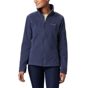 Jaqueta Fleece Columbia Feminina Fast Trek™ II Gola Alta Azul-Marinho