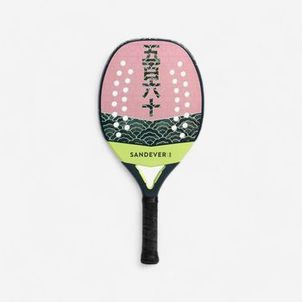Raquete de Beach Tennis Sandever BTR 560 Fibra de Vidro e Carbono Laranja