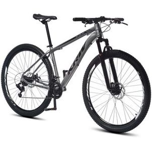 Bicicleta Aro 29 KRW Alumínio Shimano TZ 21 Velocidades Freio a Disco Suspensão dianteira SH21