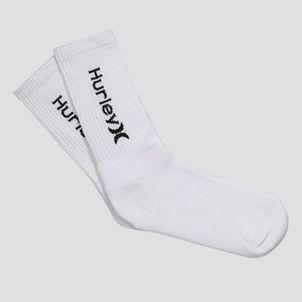 Meia Hurley Cano Alto Hurley Branco