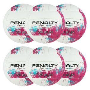 Kit 6 Bolas Vôlei Penalty Vp Fun Xxi