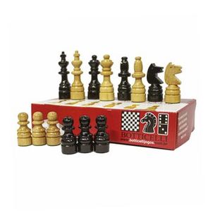 Peças para Jogo de Xadrez em Madeira Nobre Rei 8cm Cód120
