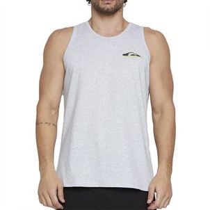 Regata Quiksilver Patriot SM25 Masculina Cinza Claro Mescla