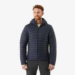 Jaqueta Masculina de Trekking Full Down 500 Forclaz Azul
