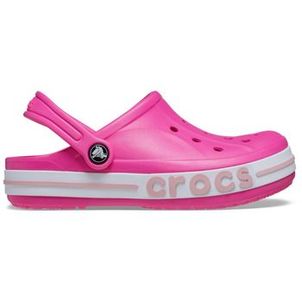 Sandália crocs bayaband clog t electric pink/petal pink