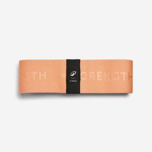 Elástico Têxtil de Fitness para Glúteos Resistência Forte Cor de Laranja